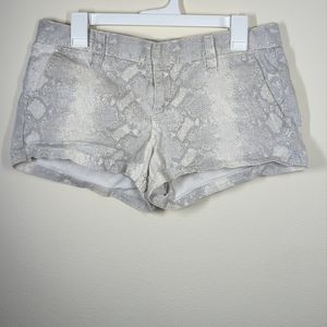 Hurley Lowrider Classic Fit Short Size 11 Juniors Multicolored Cuffed Low Rise